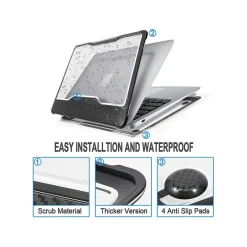 TechProtectus Ultra Light Laptop Case, Black, Plastic (TP-HCL-MP13M1)