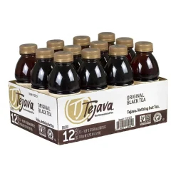Tea<Tejava Original Unsweetened Black Tea, 16.9 Fl. oz., 12/Pack (313-00005)