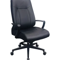 Best Ergonomic Leather Swivel Executive Chair, Black (TP2500-BLKL) Office Chairs
