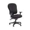 Clearance TP4000 Ergonomic Fabric Swivel Task Chair, Black (TP4000) Office Chairs