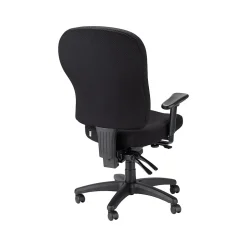 Clearance TP4000 Ergonomic Fabric Swivel Task Chair, Black (TP4000) Office Chairs