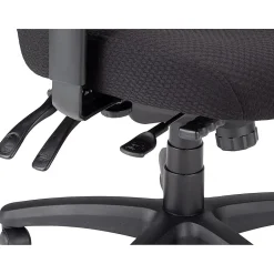 Clearance TP4000 Ergonomic Fabric Swivel Task Chair, Black (TP4000) Office Chairs
