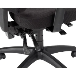Clearance TP4000 Ergonomic Fabric Swivel Task Chair, Black (TP4000) Office Chairs