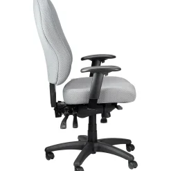 Clearance ® TP4000 Ergonomic Fabric Mid-Back Task Chair, Grey Office Chairs