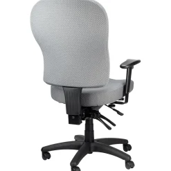 Clearance ® TP4000 Ergonomic Fabric Mid-Back Task Chair, Grey Office Chairs