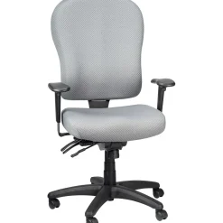 Clearance ® TP4000 Ergonomic Fabric Mid-Back Task Chair, Grey Office Chairs