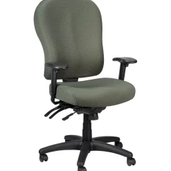 New ® TP4000 Ergonomic Fabric Mid-Back Task Chair, Olive Office Chairs