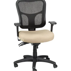 Best ® TP8000 Ergonomic Mesh Mid-Back Task Chair, Beige Office Chairs