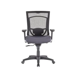 Discount TP7000 Mesh Back Fabric Task Chair, Black and Agate Gray (TP7000-AGATE) Office Chairs