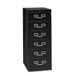 Discount Flat File Cabinet, Lockable, 52"H x 21.25"W x 28.5"D, Black (CF669BK) File Cabinets