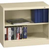 Sale 30"H 2-Shelf Welded Bookcase, Putty (TNN-BC1830PY) Bookcases