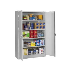 Online Jumbo 78" Steel Storage Cabinet with 4 Shelves, Light Gray (J2478SU-LGY) Storage Cabinets