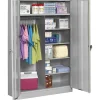 Hot ® Jumbo Combination Steel Storage Cabinet, Light Gray, 78H x 48W x 24"D Storage Cabinets