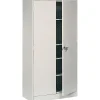 Hot ® Standard Steel Storage Cabinet, Non-Assembled, 72Hx36Wx18D", Light Gray Storage Cabinets