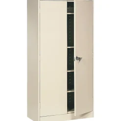 Discount ® Standard Steel Storage Cabinet, Non-Assembled, 72Hx36Wx18D", Putty Storage Cabinets