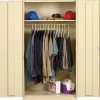 Outlet Standard Wardrobe Cabinet, 1-Shelf and Coat Rod, Putty, 72"H x 36"W x 24"D Storage Cabinets