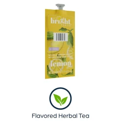 Keurig K-Cups<Bright Tea THE CO. Lemon Herbal Tea FLAVIA Freshpacks, 100/Carton (B502)