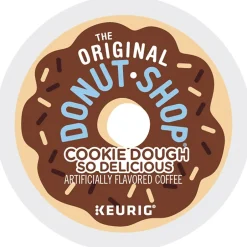 Keurig K-Cups<The Original Donut Shop Cookie Dough So Delicious Coffee Keurig® K-Cup® Pods, Light Roast, 24/Box (5000666665)