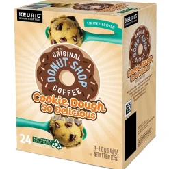 Keurig K-Cups<The Original Donut Shop Cookie Dough So Delicious Coffee Keurig® K-Cup® Pods, Light Roast, 24/Box (5000666665)