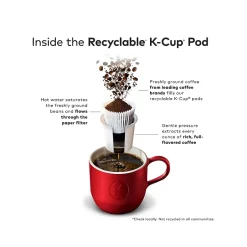 Keurig K-Cups<The Original Donut Shop Cookie Dough So Delicious Coffee Keurig® K-Cup® Pods, Light Roast, 96/Carton (5000666665CT)