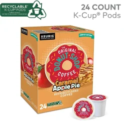 Keurig K-Cups<The Original Donut Shop Caramel Apple Pie Coffee, Keurig K-Cup Pod, Light Roast, 24/Carton (5000355500)
