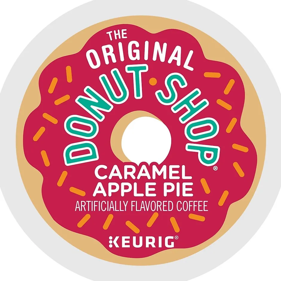 Keurig K-Cups<The Original Donut Shop Caramel Apple Pie Coffee, Keurig K-Cup Pod, Light Roast, 24/Carton (5000355500)