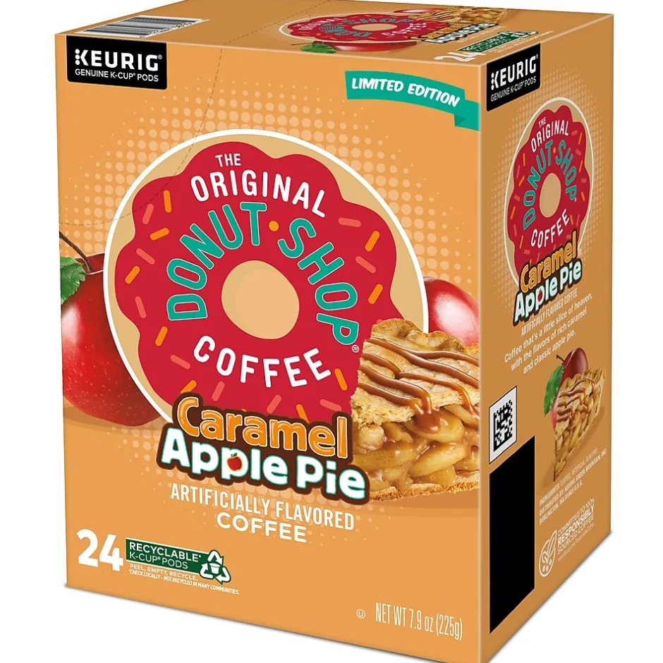 Keurig K-Cups<The Original Donut Shop Caramel Apple Pie Coffee, Keurig K-Cup Pod, Light Roast, 24/Carton (5000355500)