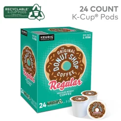 Keurig K-Cups<The Original Donut Shop Coffee Keurig® K-Cup® Pods, Medium Roast, 24/Box (60052-101)