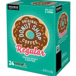 Keurig K-Cups<The Original Donut Shop Coffee Keurig® K-Cup® Pods, Medium Roast, 24/Box (60052-101)