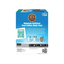 Keurig K-Cups<The Original Donut Shop Iced Duos Cookies + Caramel Iced Coffee Keurig® K-Cup® Pods, Medium Roast, 96/Carton (5000373021CT)