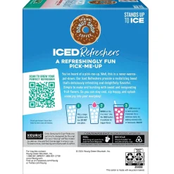 Keurig K-Cups<The Original Donut Shop Iced Refreshers Strawberry Acai Infused Water, Keurig® K-Cup® Pods, 80/Carton (5000379382CT)