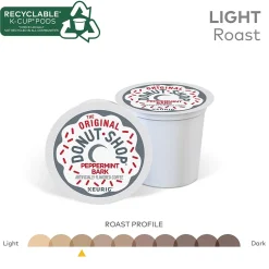 Keurig K-Cups<The Original Donut Shop Peppermint Bark Coffee Keurig® K-Cup® Pods, Light Roast, 24/Box (5000201015)