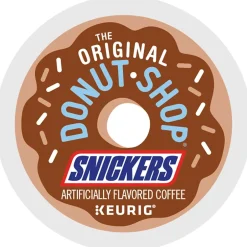 Keurig K-Cups<The Original Donut Shop Snickers Coffee Keurig® K-Cup® Pods, Light Roast, 48/Box (5000373541)