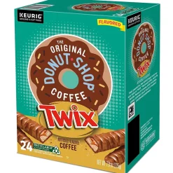 Keurig K-Cups<The Original Donut Shop Twix Coffee Keurig® K-Cup® Pods, Medium Roast, 24/Box (5000368824)
