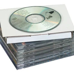 The Packaging Wholesalers 5-13/16" x 5" x 1/2" CD Jewel Case Corrugated Mailer, Holds 1 CD* Corrugated Mailers