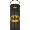 Water Bottles<Thermos FUNtainer Batman Stainless Steel Vacuum Insulated Water Bottle, 12 oz., black (THRF4100BM6)