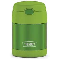 Thermos FUNtainer Stainless Steel Vacuum-Insulated Food Jar, 10-Oz., Lime (F3100LM6) Outlet