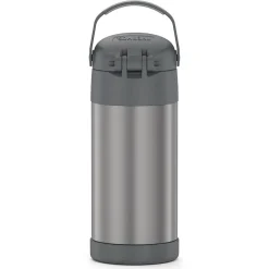 Water Bottles<Thermos FUNtainer Stainless Steel Vacuum Insulated Water Bottle, 12 oz., Gray (THRF4100CH6)