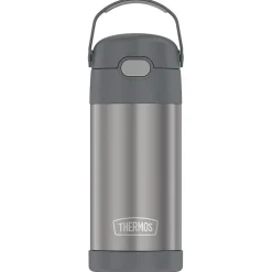 Water Bottles<Thermos FUNtainer Stainless Steel Vacuum Insulated Water Bottle, 12 oz., Gray (THRF4100CH6)