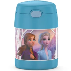 Thermos FUNtainer Stainless Steel Vacuum-Insulated Licensed Food Jar, 10-Oz., Frozen 2 (F3101FZ6) New