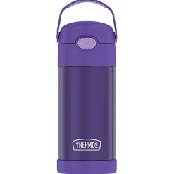 Water Bottles<Thermos FUNtainer Stainless Steel Vacuum Insulated Water Bottle, 12 oz., Purple (THRF4100PU6)