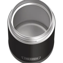 Thermos FUNtainer Stainless Steel Vacuum-Insulated Food Jar with Folding Spoon, 16-Oz., Black Matte (F31101BK6) Discount