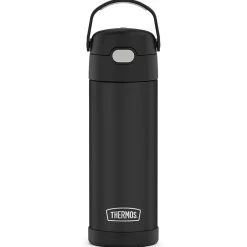 Water Bottles<Thermos FUNtainer Stainless Steel Vacuum Insulated Water Bottle, 16 oz., Black Matte (THRF41101BK6)