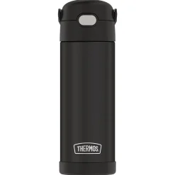 Water Bottles<Thermos FUNtainer Stainless Steel Vacuum Insulated Water Bottle, 16 oz., Black Matte (THRF41101BK6)