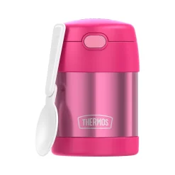 Thermos FUNtainer Stainless Steel Food Jar, 10 Oz., Assorted Colors (F3103NLA6ST) New