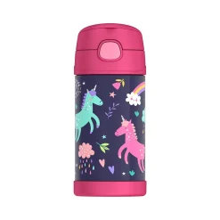Water Bottles<Thermos FUNtainer Stainless Steel Vacuum Insulated Water Bottle, 12 oz., Multicolor (F4103NLA6ST)
