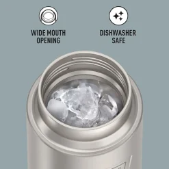 Water Bottles<Thermos Icon Stainless Steel Vacuum Insulated Water Bottle, 32 oz., Matte Stainless Steel, (THRIS2332MS4)