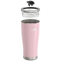 Thermos Icon Stainless Steel Vacuum Insulated Tumbler with Slide Lock, 24 oz., Sunset Pink (IS1122SP4)