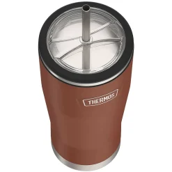 Thermos Icon Stainless Steel Vacuum Insulated, 24 oz., Saddle, (THRIS1112SD4)