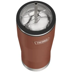 Thermos Icon Stainless Steel Vacuum Insulated, 24 oz., Saddle, (THRIS1112SD4)